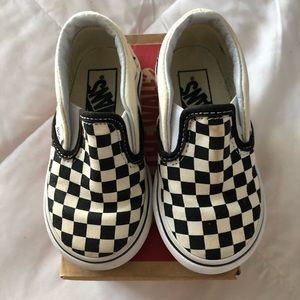 Toddler Checkered Vans